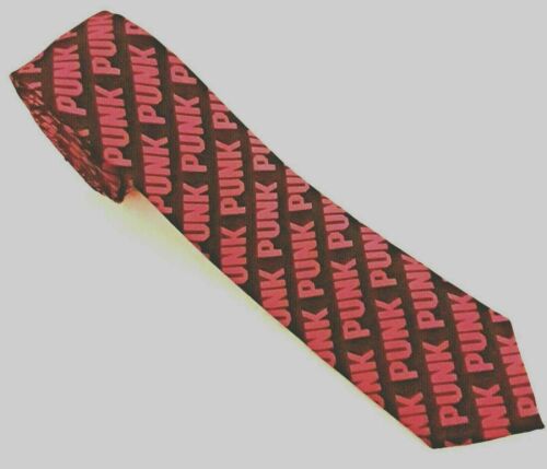 New High Quality PUNK Pink & Black Skinny thin tie, Rock /STAGE WEAR/party gift New Rock