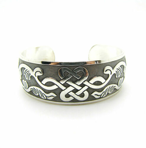 New Tibetan Tibet silver Totem Bangle Cuff Bracelet -CELTIC KNOTWORK DESIGN Unbranded