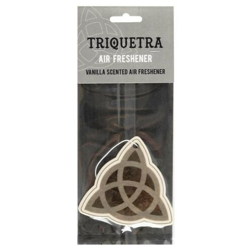 PAGAN/WITCHY/GOTHIC/HALLOWEEN TRIQUETRA VANILLA Scented Air Freshener-H7.5cmxW7 Unbranded