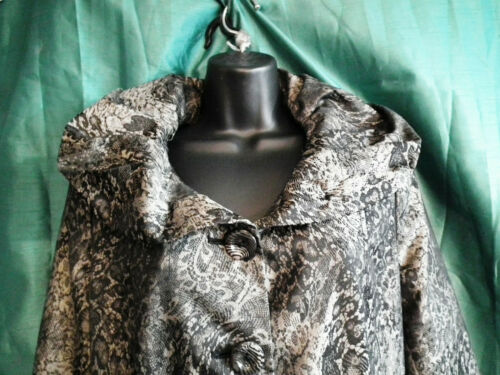 animal print, ruffle collar,Womens per una animal print trench coat size 12-belt Per Una