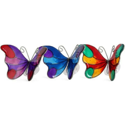 love/ hippy/love/hippy individual Butterfly Suncatcher& Suction CupH:7cm W:10.5c Handmade