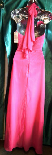 New pink VERB eve/prom/wedding dress.long,ruffled bodice,underskirts.size 6, VERB