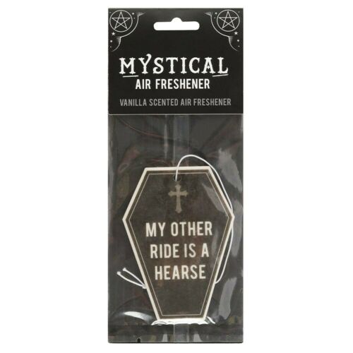 PAGAN/WITCHY/GOTHIC/HALLOWEEN Coffin Vanilla Scented Air Freshener- H8.5cm x W6 Unbranded