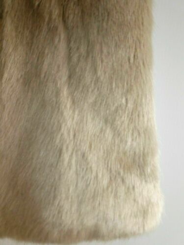 FUNKY WARM ladies size 8 Papaya sleeveless faux fur open front GILLETT-BEIGE. Papaya