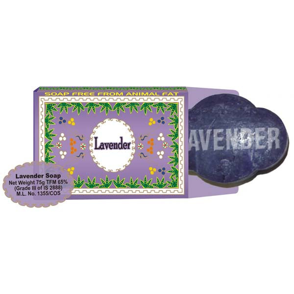 Organic Vegan Soap 75gm – Lavender Wonkey Donkey Bazaar