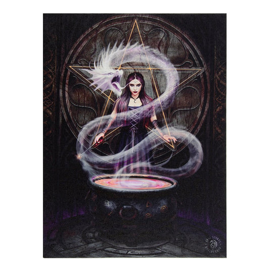 19x25 The Summoning Canvas Plaque By Anne Stokes Wonkey Donkey Bazaar