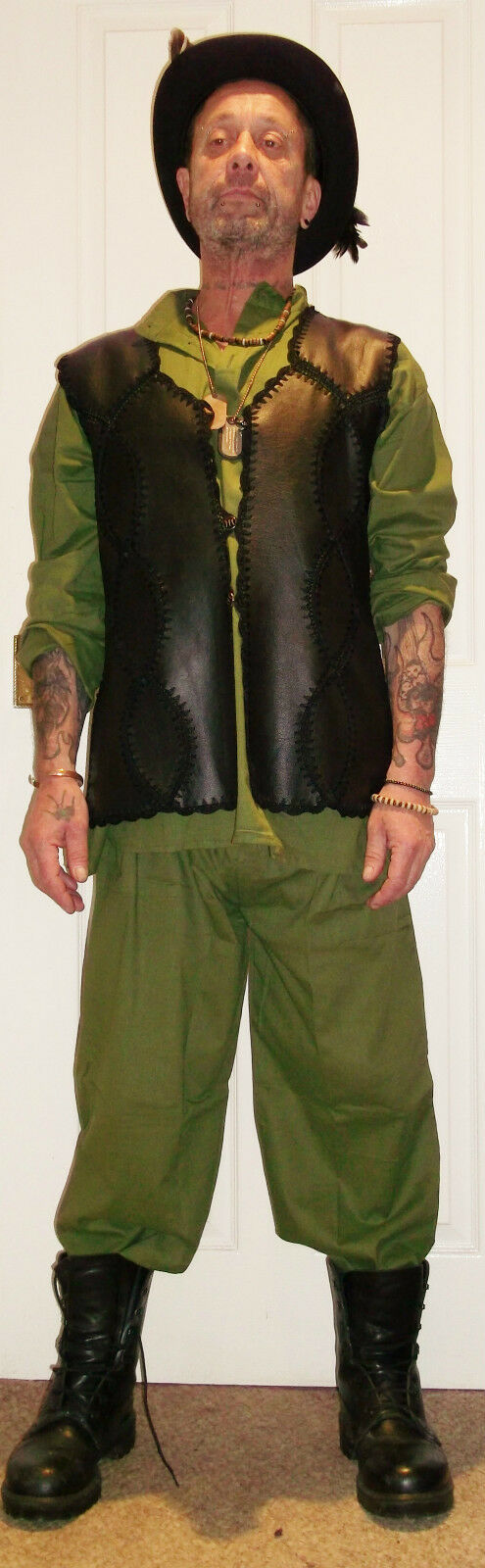 UNISEX HIPPY fishermans pants-Indian cotton,tie waist& pockets* Unbranded