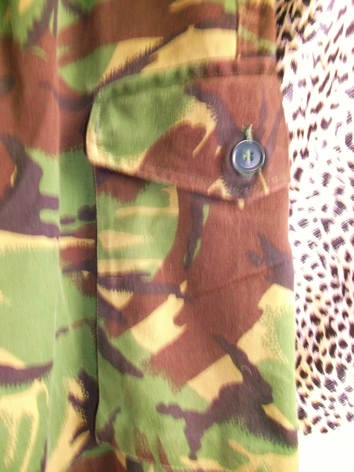 army surplus-camouflage combats,32" waist pockets and drawstring tie&bottoms. Wonkey Donkey Bazaar