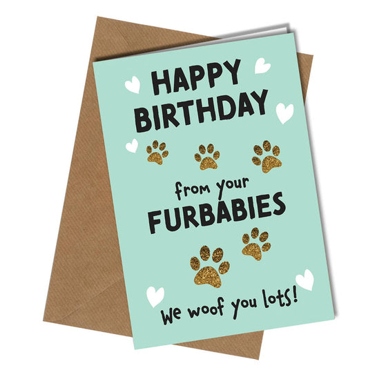 #1431 Woof You Lots Close to the Bone Greeting Cards and Gifts