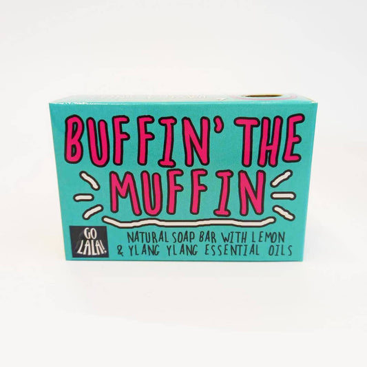 Buffin' the Muffin Soap Bar Funny Rude Novelty Gift