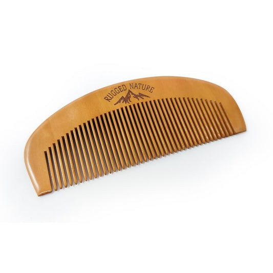 Large Wooden Comb Rugged Nature