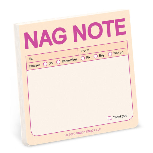 Knock Knock Nag Note Sticky Notes (Pastel Edition) Knock Knock UK