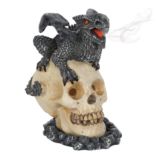 Black Dragon Incense Cone Burner by Anne Stokes Wonkey Donkey Bazaar