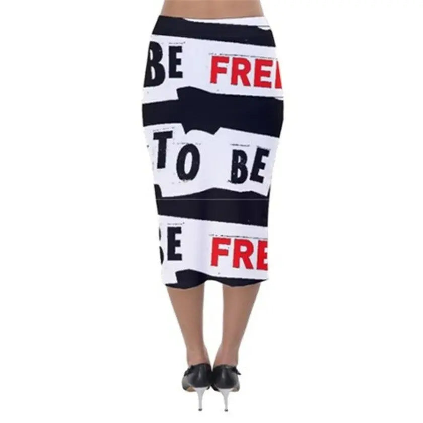 BE FREE Exclusive Original Designer Velvet Midi Pencil Skirt Size:SMALL8-10uk wONKEYdONKEYbAZAAR
