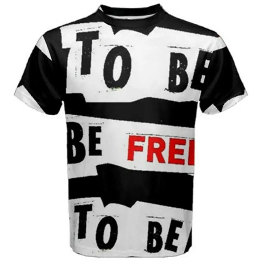 BE FREE Exclusive,Original Designer mens SHORT sleeve tee Size L-42"chest WonkeyDonkeyBazaar