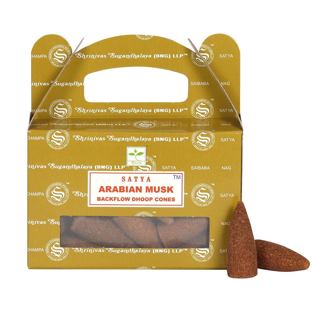 Set of 6 Packets of Arabian Musk Backflow Dhoop Cones by Satya Wonkey Donkey Bazaar