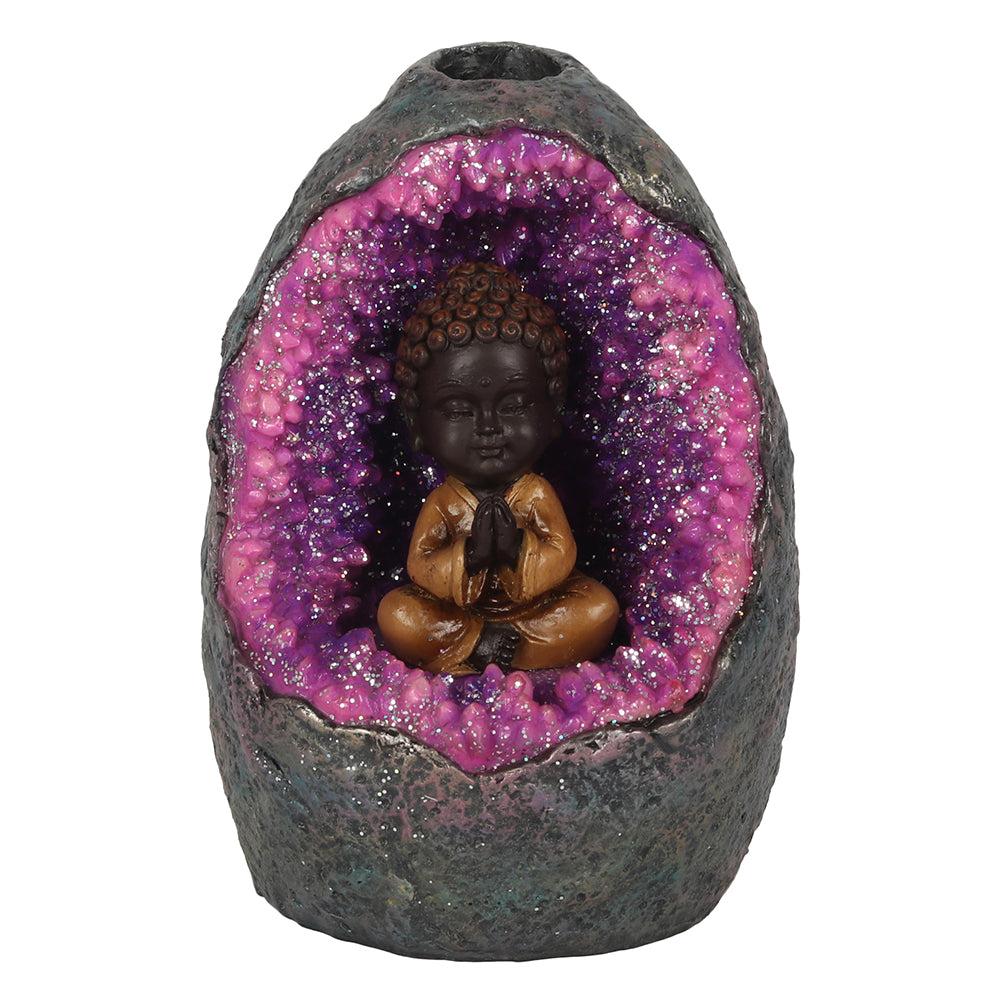 Buddha Crystal Cave LED Backflow Incense Burner Wonkey Donkey Bazaar