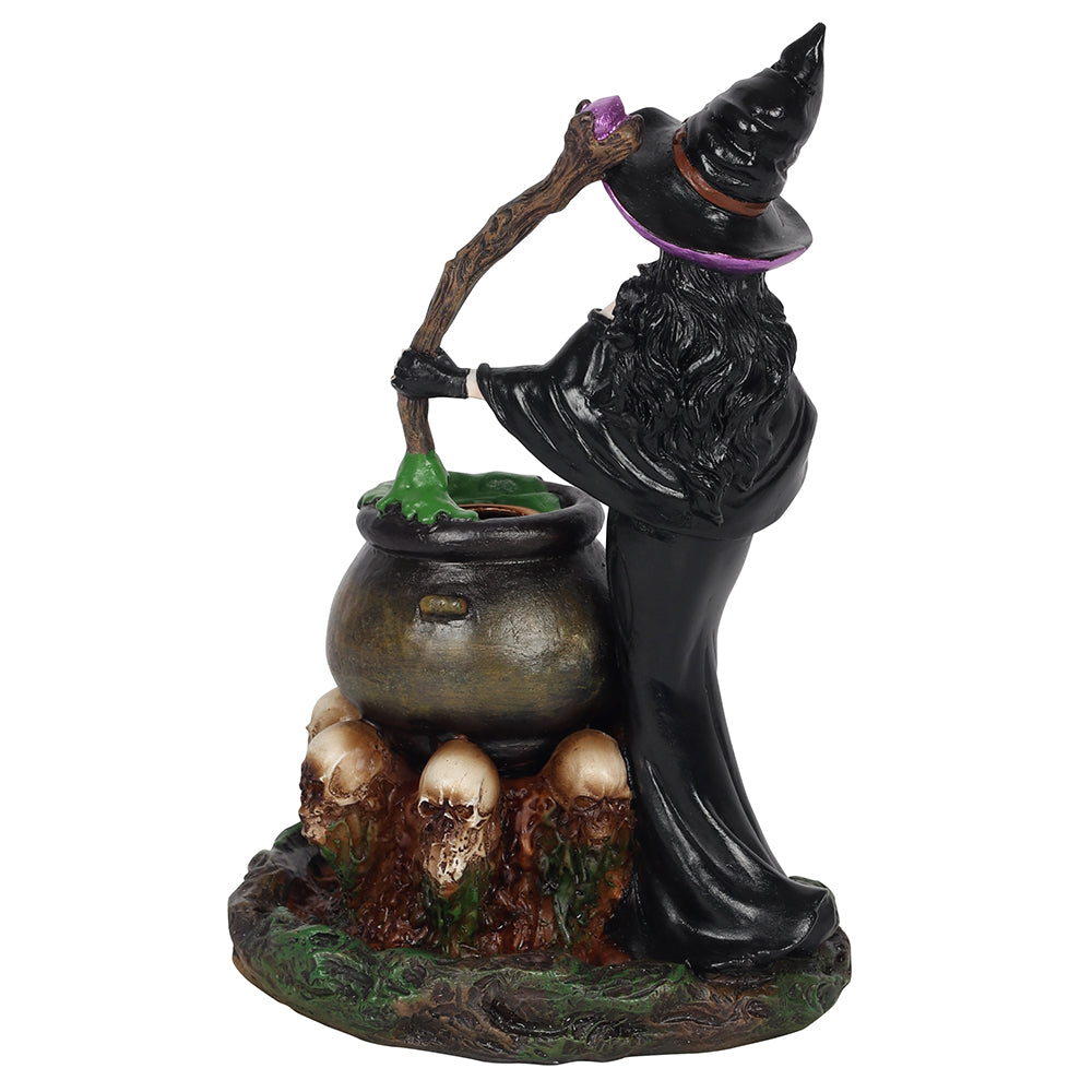 Witch with Cauldron Backflow Incense Burner Wonkey Donkey Bazaar