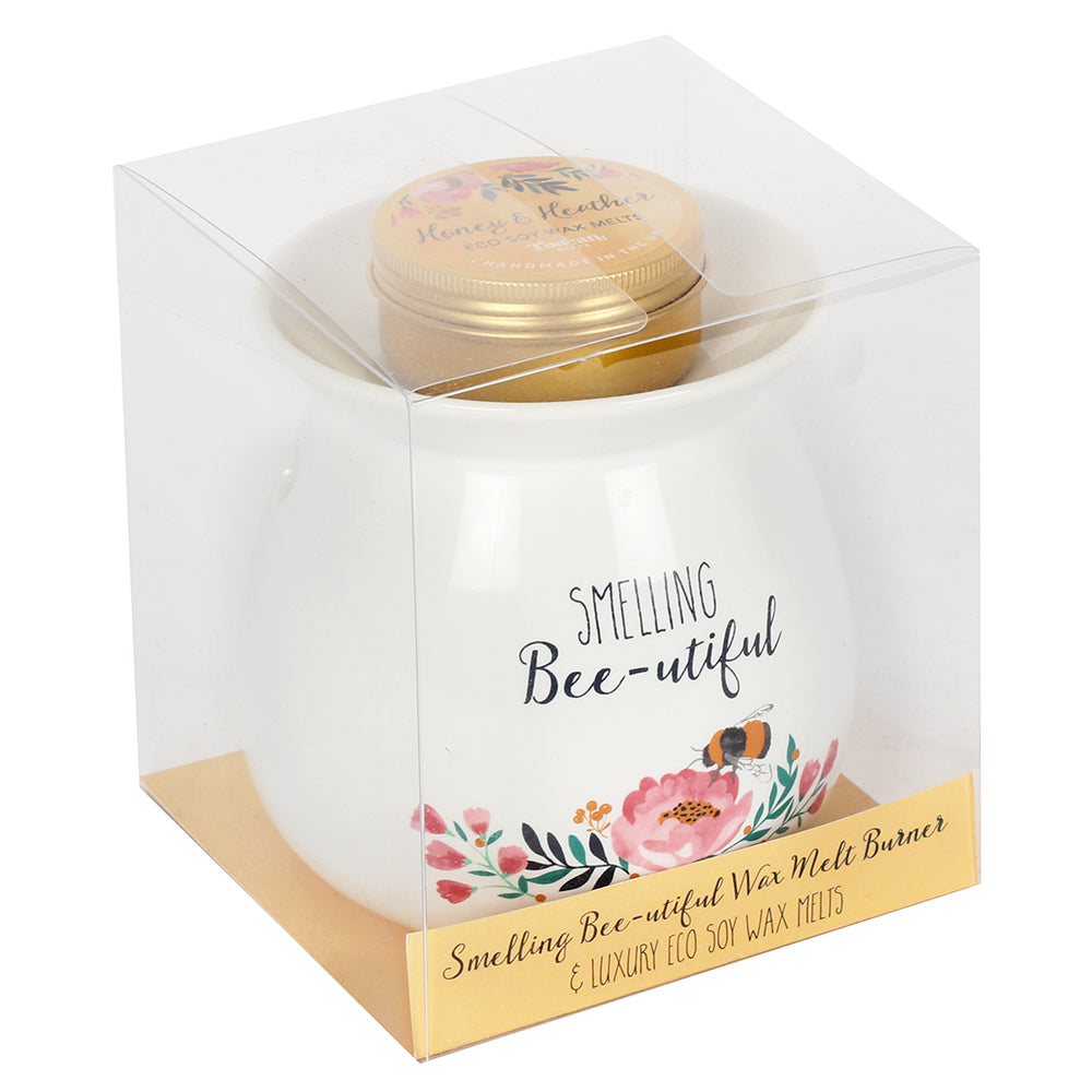 Large Smelling Bee-utiful Wax Melt Burner Gift Set Wonkey Donkey Bazaar