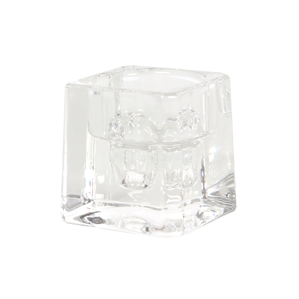 Cube Glass Candle Holder Wonkey Donkey Bazaar