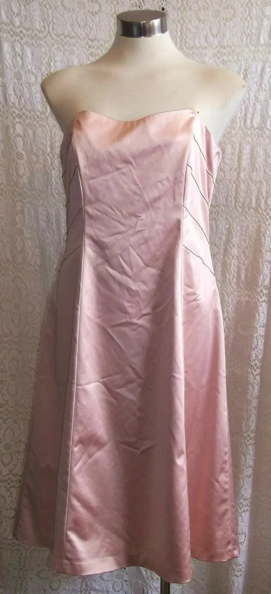 COAST salmon pink cocktail/prom/ dress.bodice top.SIZE16-goth BURLESQUE Coast
