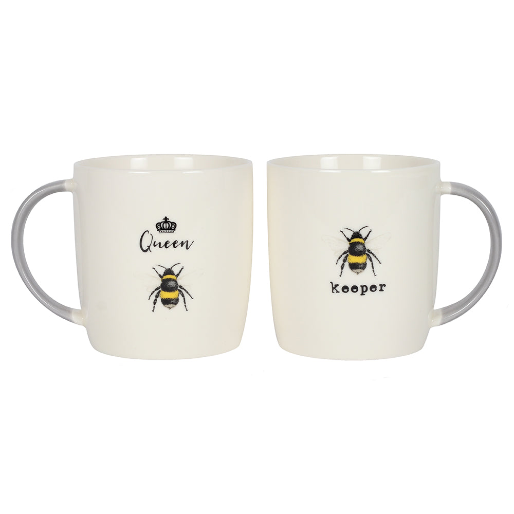 Queen Bee and Bee Keeper Mug Set Wonkey Donkey Bazaar