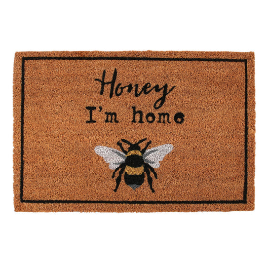 Honey I'm Home Natural Doormat Wonkey Donkey Bazaar