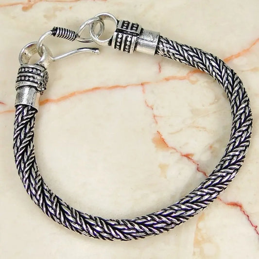 Designer & 925 Silver Handmade Fashionable Bracelet 190mm DD8-1541 & gift box "Handmade"