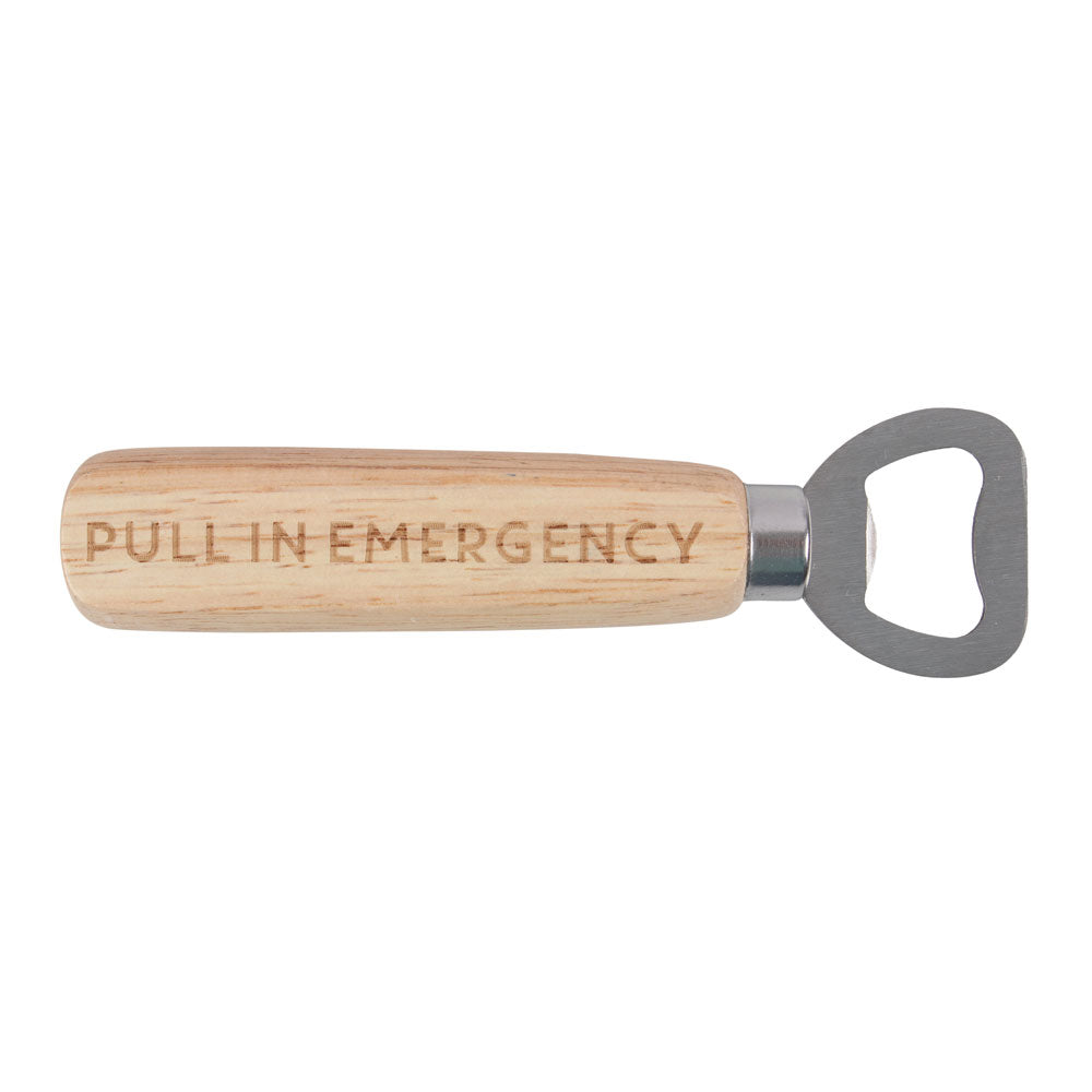 Pull In Emergency Wooden Bottle Opener Wonkey Donkey Bazaar