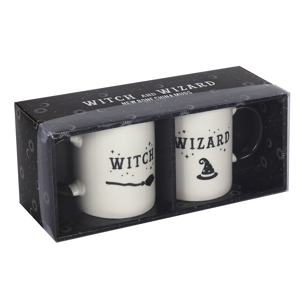 Witch and Wizard Mug Set Wonkey Donkey Bazaar