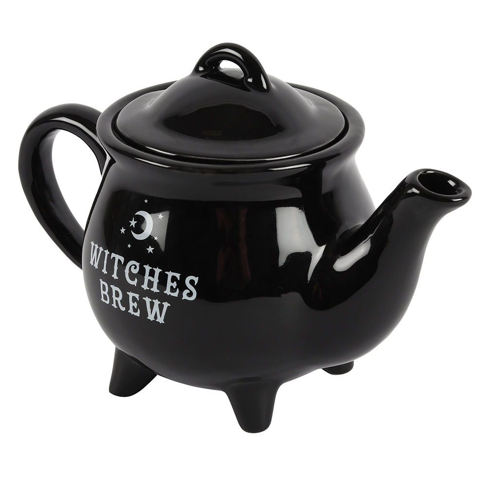 Witches Brew Black Ceramic Tea Pot Wonkey Donkey Bazaar