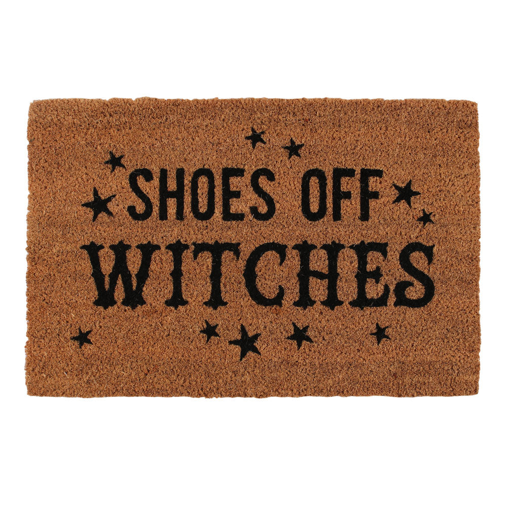 Shoes Off Witches Natural Doormat Wonkey Donkey Bazaar