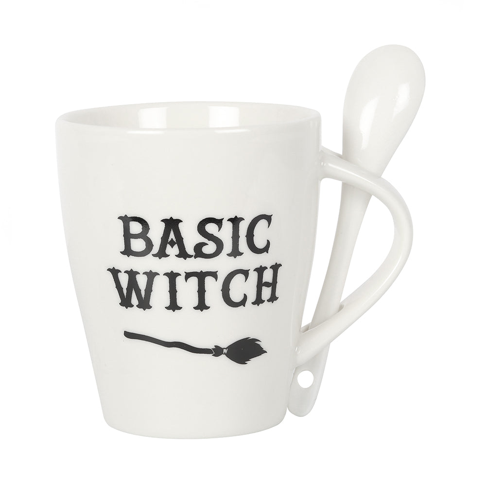 Basic Witch Mug and Spoon Set Wonkey Donkey Bazaar
