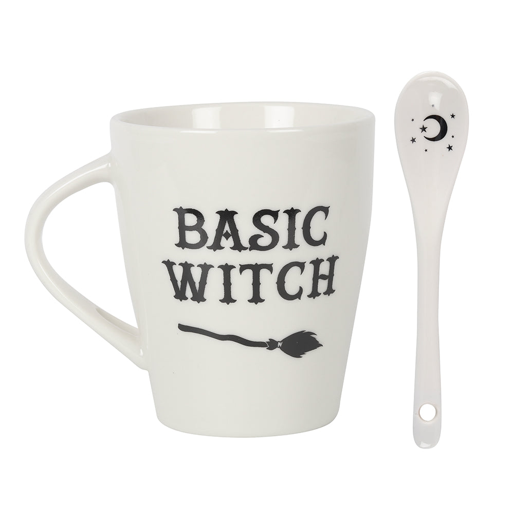 Basic Witch Mug and Spoon Set Wonkey Donkey Bazaar
