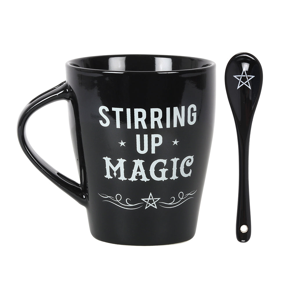 Stirring Up Magic Mug and Spoon Set Wonkey Donkey Bazaar