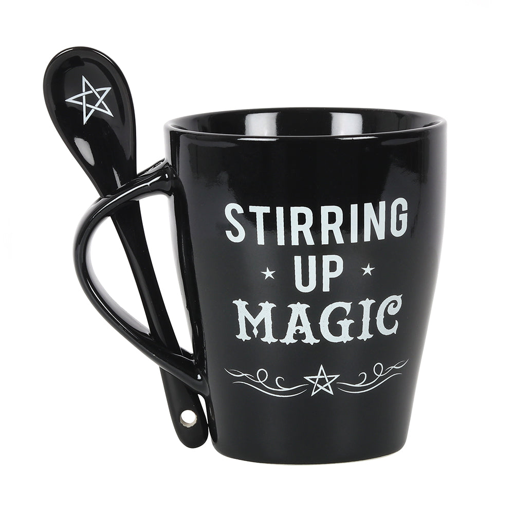 Stirring Up Magic Mug and Spoon Set Wonkey Donkey Bazaar