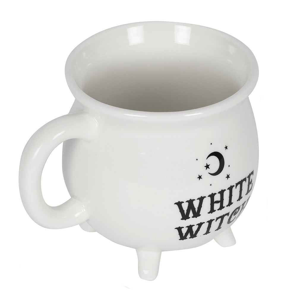 White Witch Cauldron Mug Wonkey Donkey Bazaar