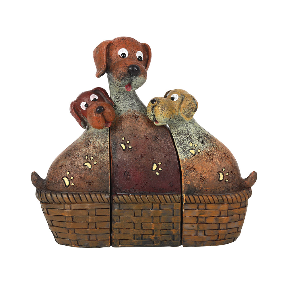 Dog Family In Basket Wonkey Donkey Bazaar