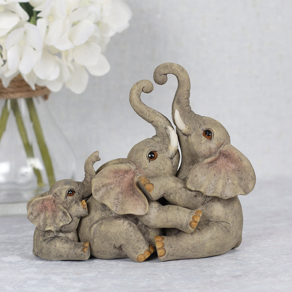 Elephant Family Ornament Wonkey Donkey Bazaar