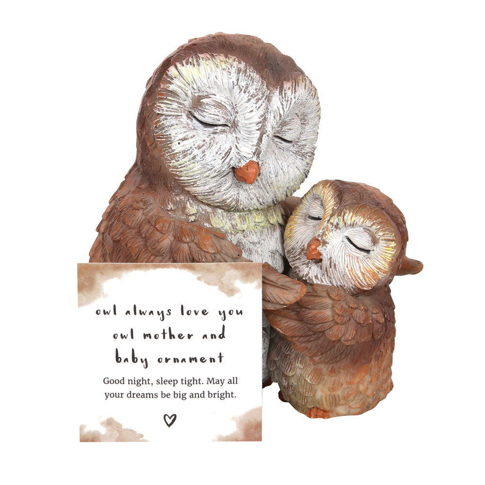 Owl Always Love You Owl Mother and Baby Ornament Wonkey Donkey Bazaar