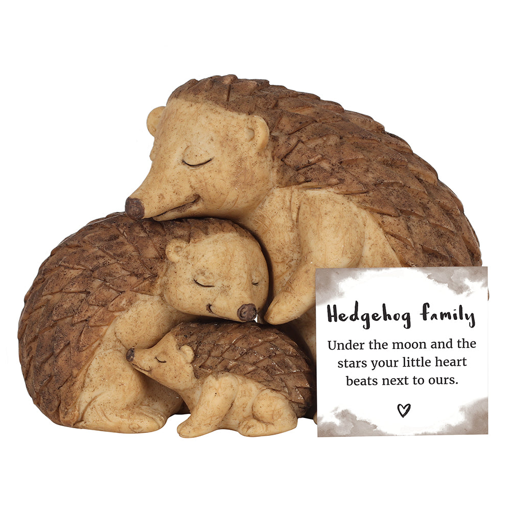 Hedgehog Family Ornament Wonkey Donkey Bazaar