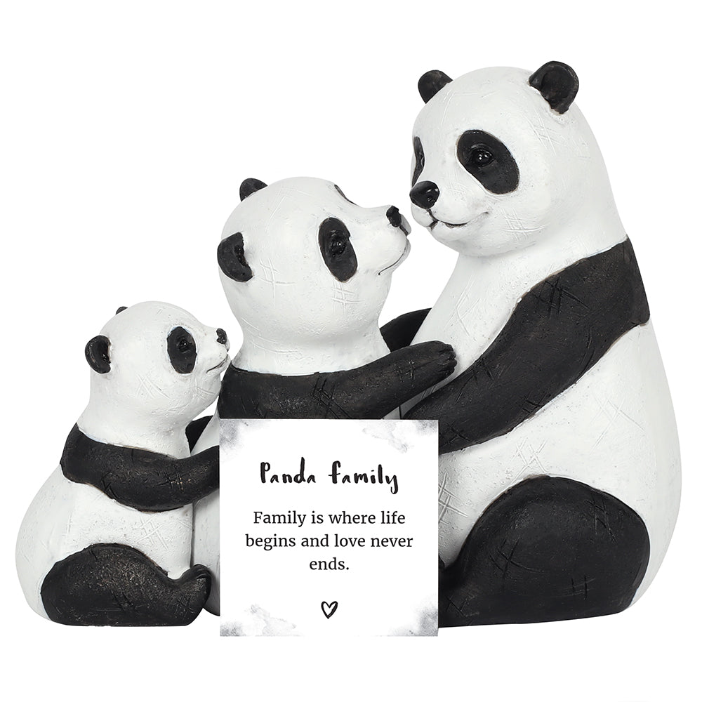 Panda Family Ornament Wonkey Donkey Bazaar