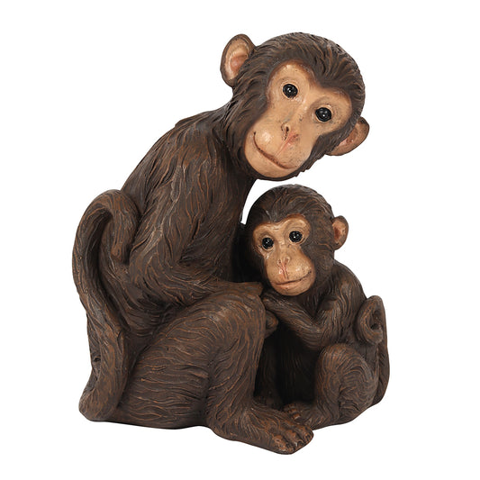 Monkey Mother and Baby Ornament Wonkey Donkey Bazaar