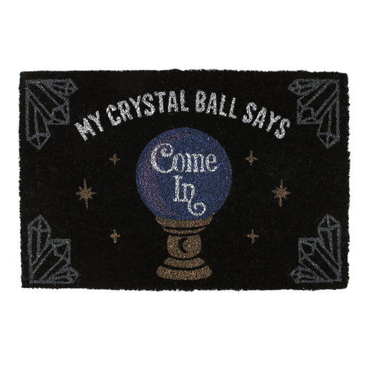 Crystal Ball Black Doormat Wonkey Donkey Bazaar