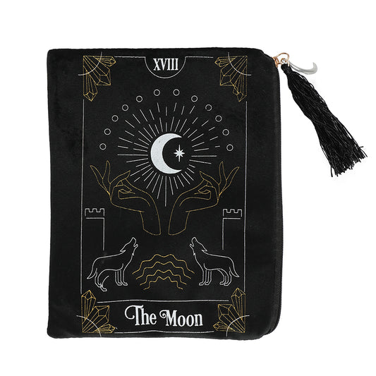 The Moon Tarot Card Zippered Bag Wonkey Donkey Bazaar
