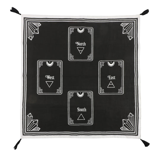 70x70cm 4 Card Tarot Spread Altar Cloth Wonkey Donkey Bazaar