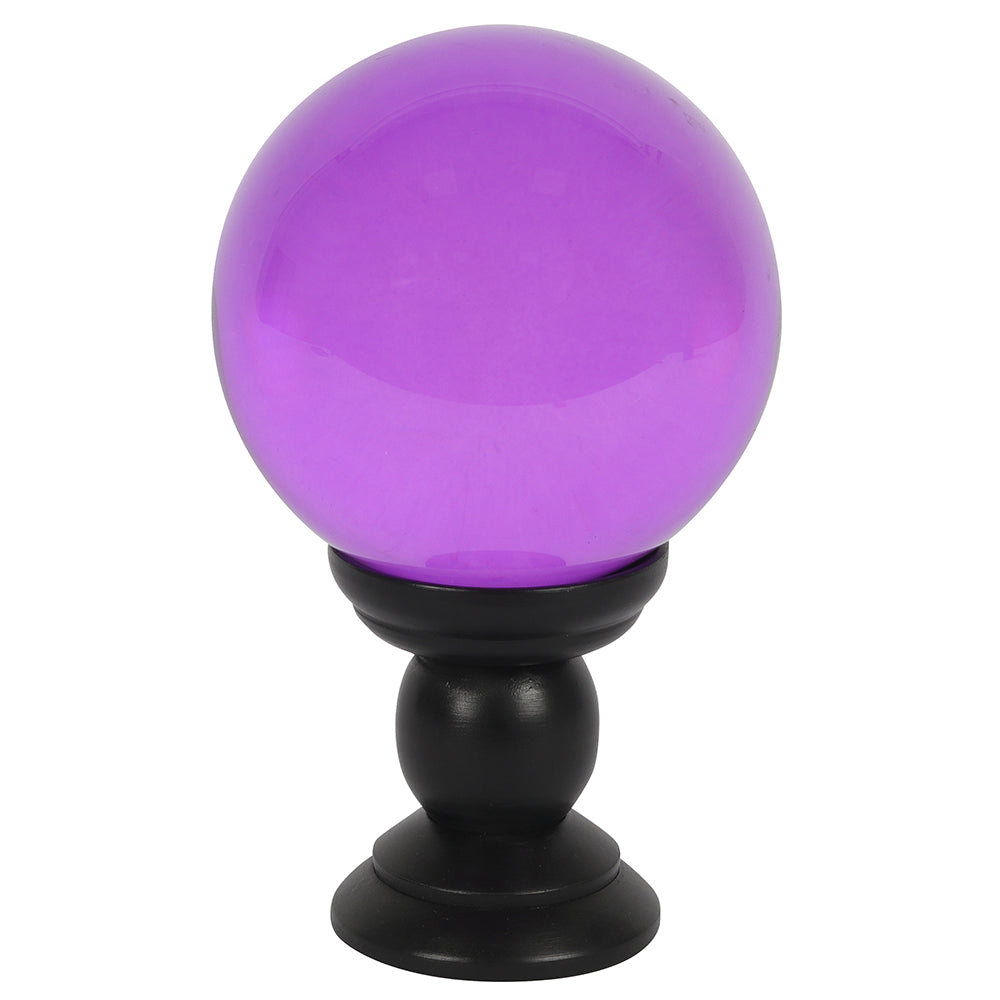 Large Purple Crystal Ball on Stand Wonkey Donkey Bazaar