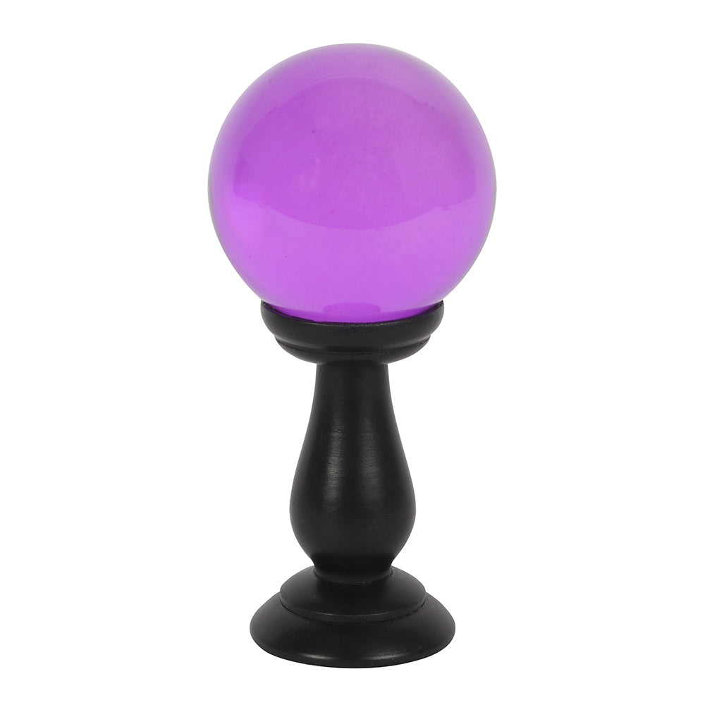 Small Purple Crystal Ball on Stand Wonkey Donkey Bazaar