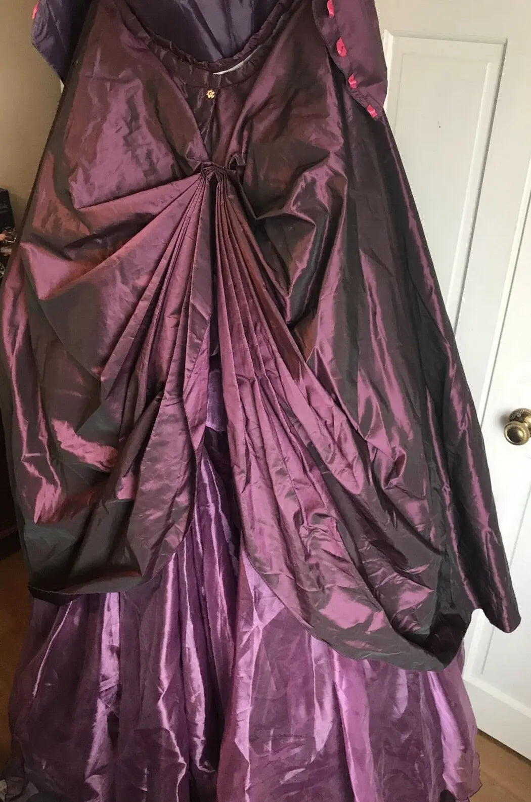 GORGEOUS Purple Gothic Dress Size 8-10 Wedding Bridesmaid Prom Evening None