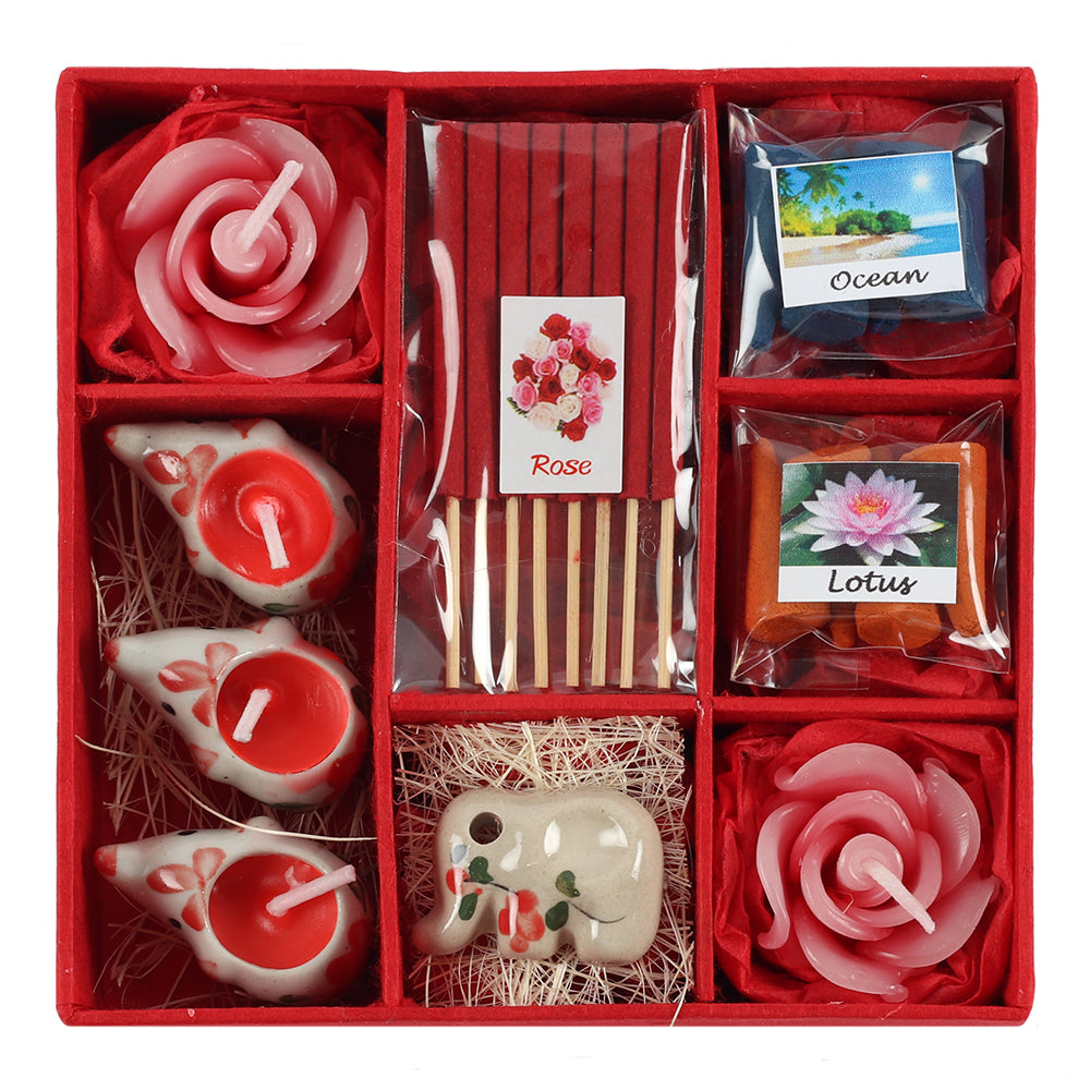 Red Elephant Incense Gift Set Wonkey Donkey Bazaar